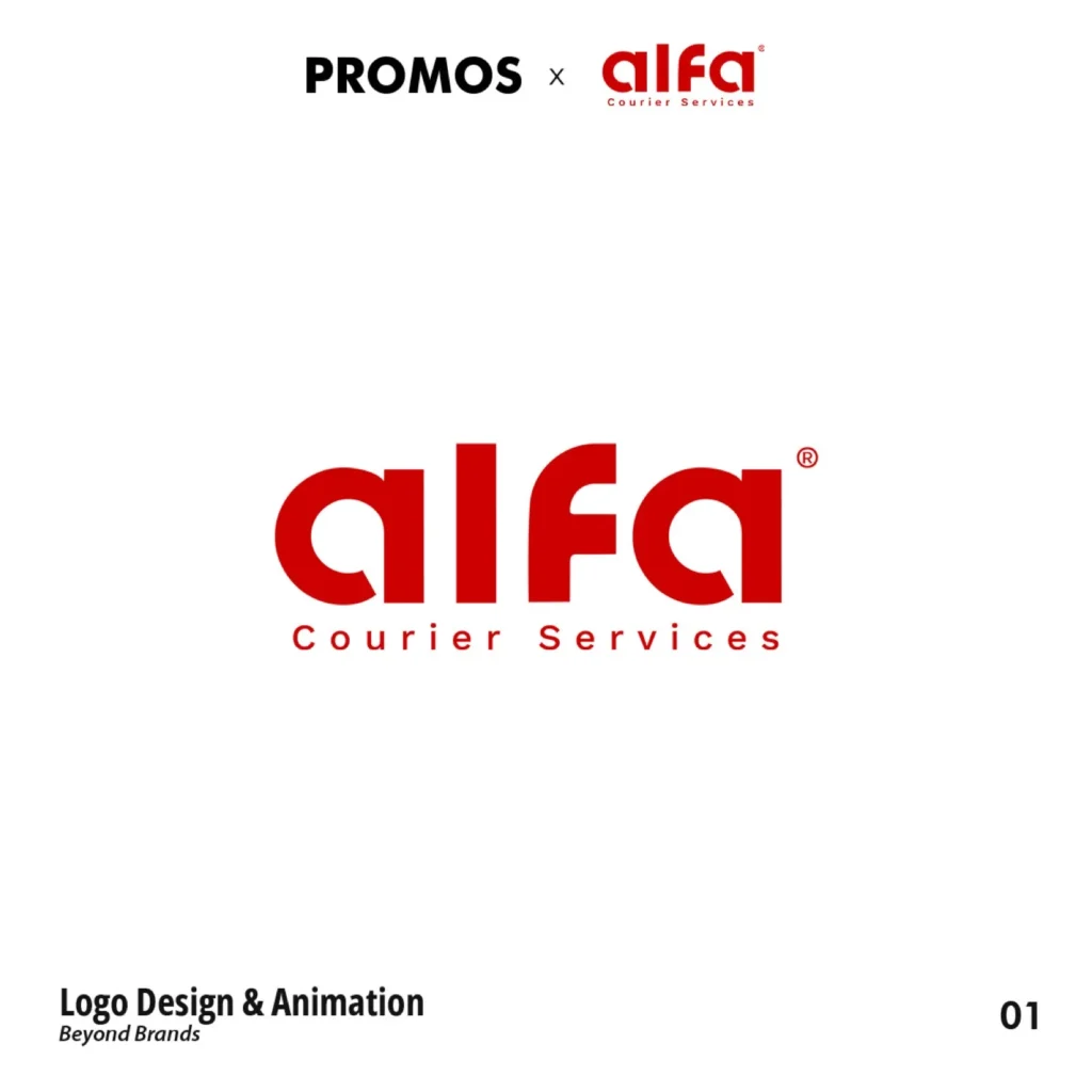 ALFA Courier Services logo design by PROMOS
